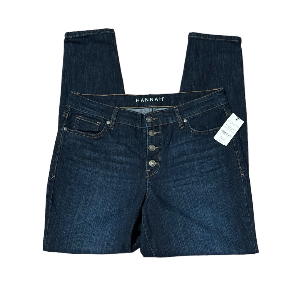 HANNAH dark Wash Seneca skinny jeans
